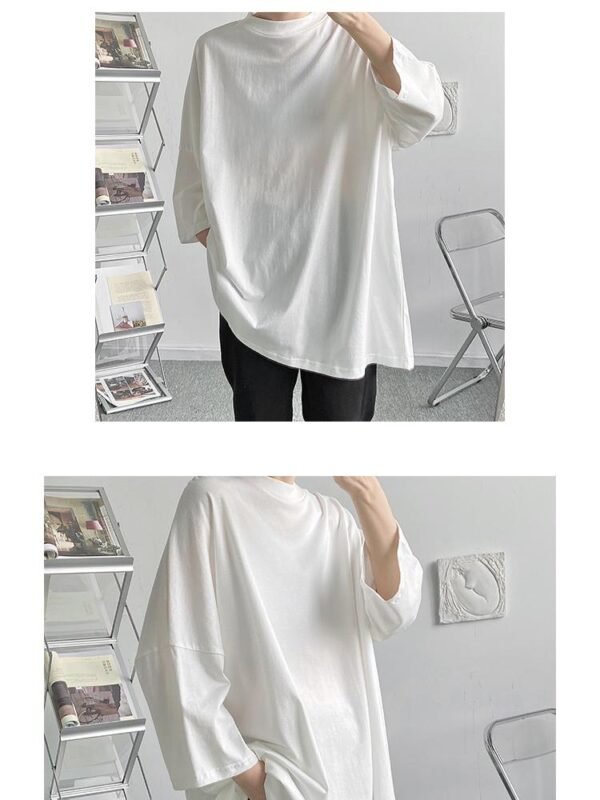T1783 P40 Abstinence Series Cold Niche Loose All-match T-shirt