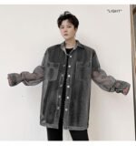 KK1662/P115 Mesh Hollow Edging Solid Color Loose Sunscreen Windbreaker Jacket