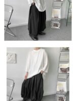 T1783 P40 Abstinence Series Cold Niche Loose All-match T-shirt