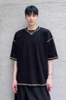 A345-1803-P50 Half Sleeve Ming Series Loose T-shirt