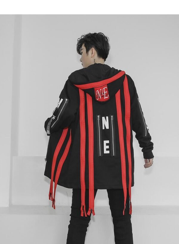 Hip Hop Fashion Personality Autumn Jacket Zip Up Jacket