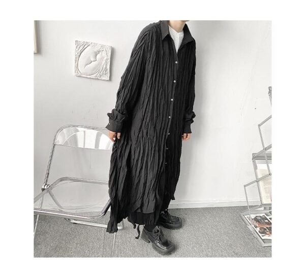 2002 P70 Japanese Creased Loose Long Shirt