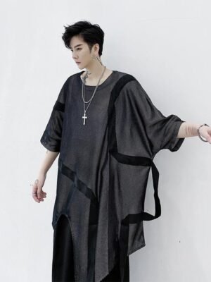 Dark Shiny Loose Men's T-shirt