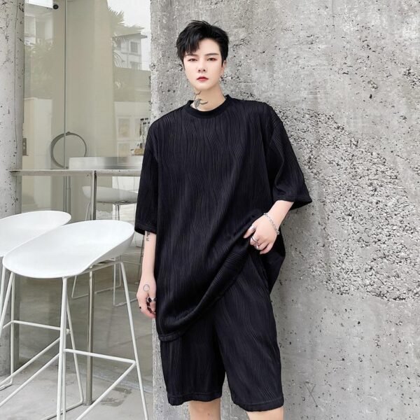 KK1706/P75 Round Neck Loose Men's Short Sleeve T-shirt