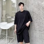 KK1706/P75 Round Neck Loose Men's Short Sleeve T-shirt