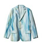 Retro Chinese Fashion Tie Dye Printing Casual Suit Autumn Blazers