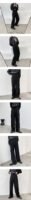 Korean Version of The Simple Buckle Decoration Suit Sweeping Men