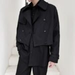 A261 Original Design Short Personalized Versatile Korean Loose Jacket Jacket