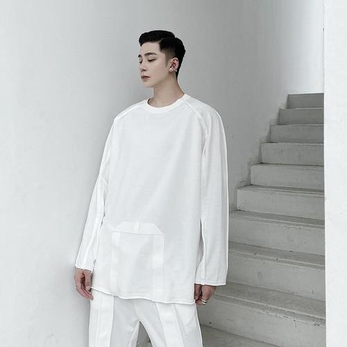 A452--652--P75  A New Round Collar, Dark Collar, Wind Jacket, Woolen Sweater, Men's Fashion Blazer  Tide