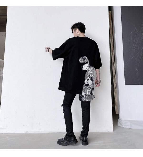 Men's Loose Hip-hop Casual Short Sleeve T-shirt