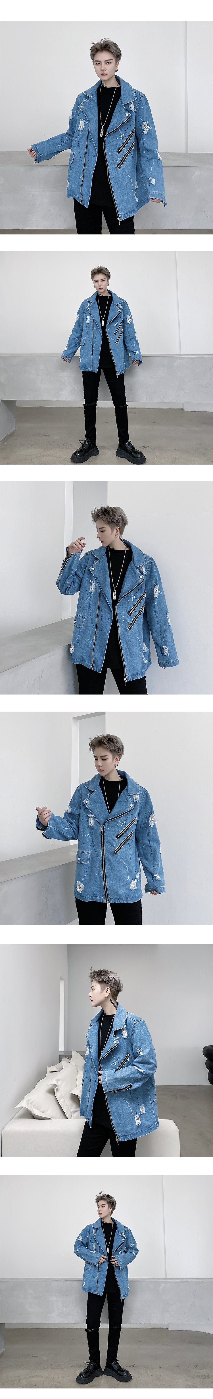Y302 Denim Jacket Loose Casual Jacket