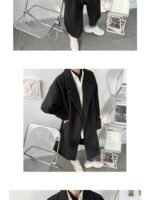 P120 Autumn and Winter Loose Decoration Woolen Coat