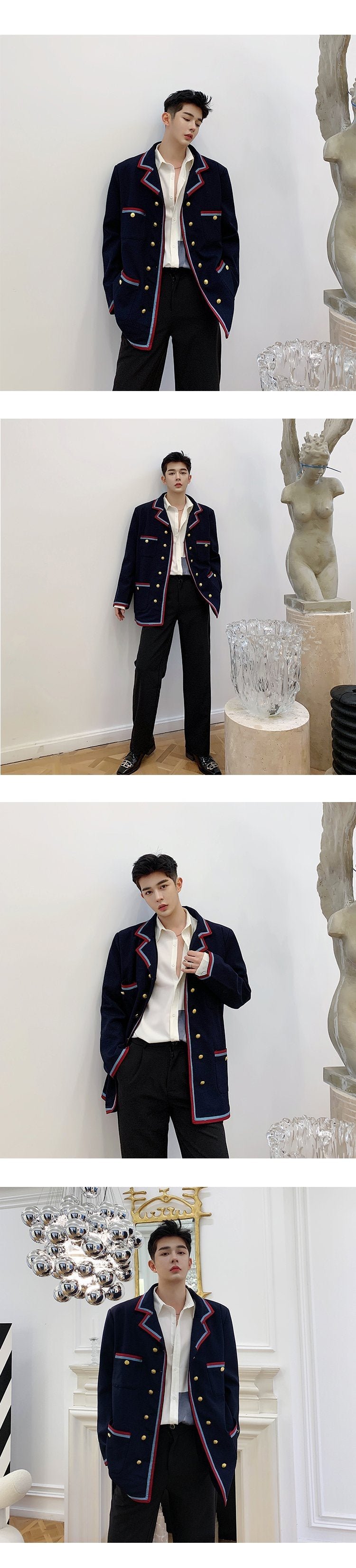 P145 Fashion Loose Suit Jacket