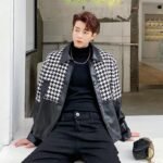 H1137 P115 Small Fragrant Wind and Leather Jacket