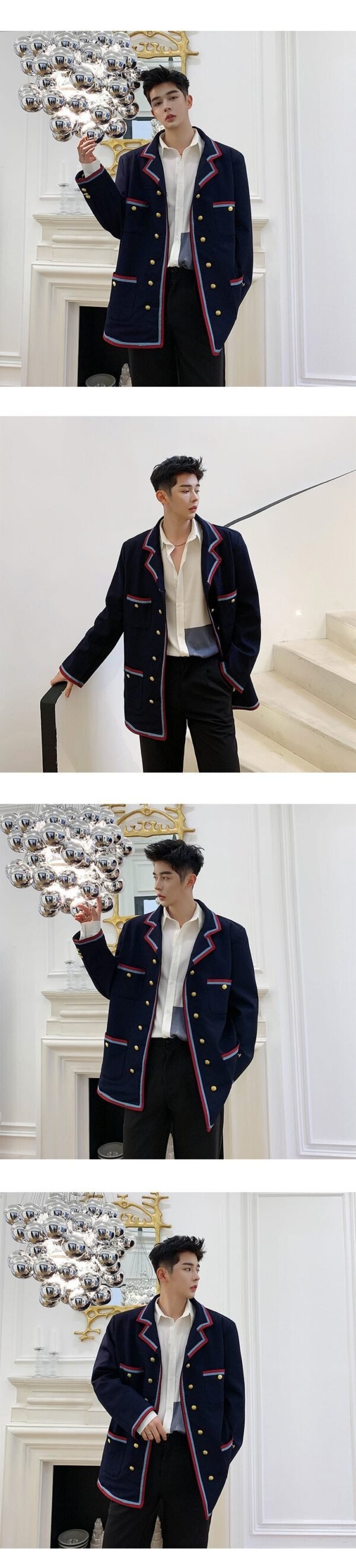 P145 Fashion Loose Suit Jacket