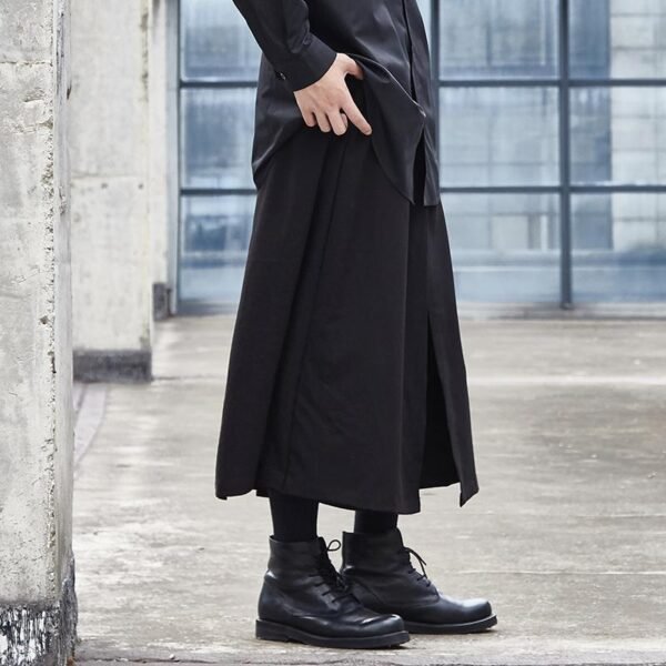 Yohji Yamamoto Style Dark Yohji Series Men's and Women's Wide Leg Pants Skirt Pants