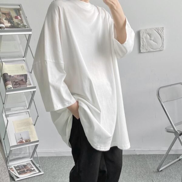 T1783 P40 Abstinence Series Cold Niche Loose All-match T-shirt