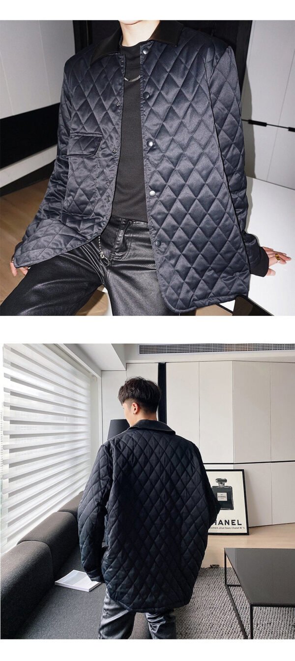 P135 Winter Retro Male Casual Temperament Jacket