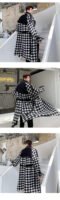 P165 Plus Cotton Thick Mid-length Windproof Coat Jacket