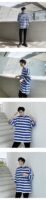 Summer Loose Plus Size Striped T-shirt