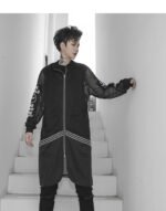 Fashion Streetwear Mesh Cardigan Mesh Jacket Loose Cardigan