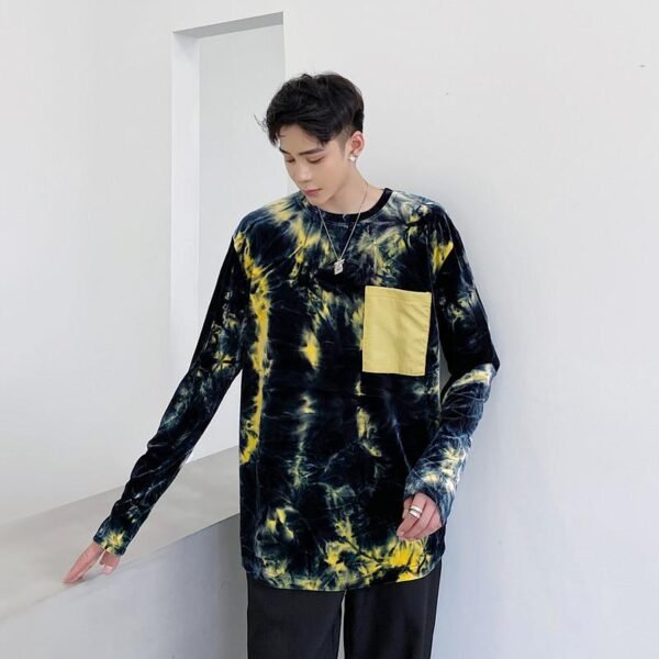 A452 Round Neck Velvet Long Sleeve T-shirt