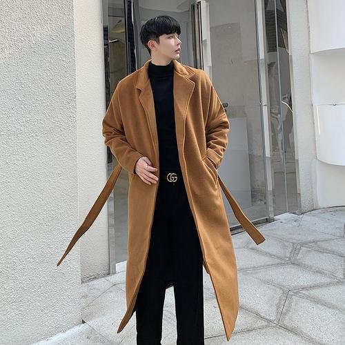 D271 Korean Style Long Casual Coat