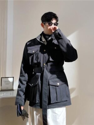 P135 Fashion Short Style Overcome Workwear Jacket