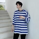 Summer Loose Plus Size Striped T-shirt