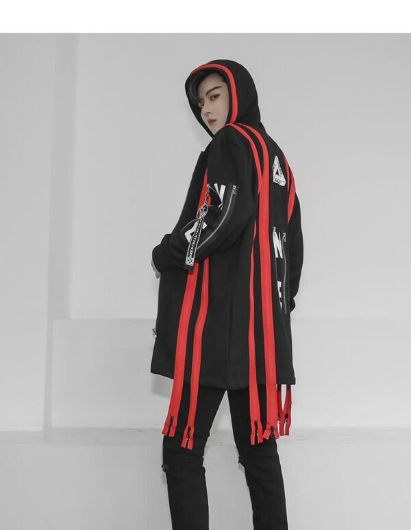 Hip Hop Fashion Personality Autumn Jacket Zip Up Jacket