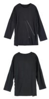 Original Design New Dark Yamamoto Style Zipper Long Sleeve T-shirt