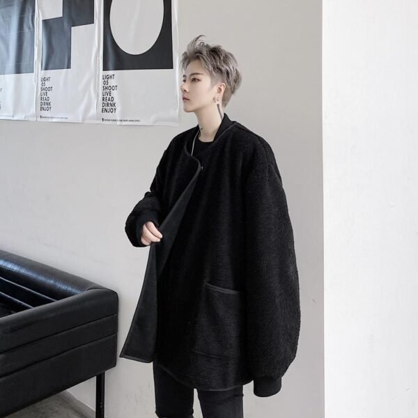 Kk1554 / P180 Fake Two Piece Fur Jacket