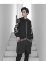 Fashion Streetwear Mesh Cardigan Mesh Jacket Loose Cardigan