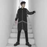 Fashion Streetwear Mesh Cardigan Mesh Jacket Loose Cardigan