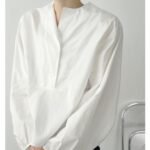 P55 Lazy Pullover Long Sleeve Temperament Shirt