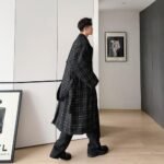 P165 Mid-length Small Fragrance Coat Fashionable All-match Over The Knee Coat