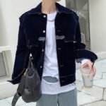 Ulzzang Vintage Burr Denim Jacket