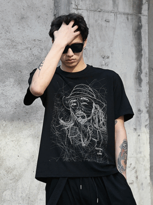 Yohji Yamamoto Short Sleeve Men's T-shirt
