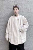 Kk1554 / P180 Fake Two Piece Fur Jacket