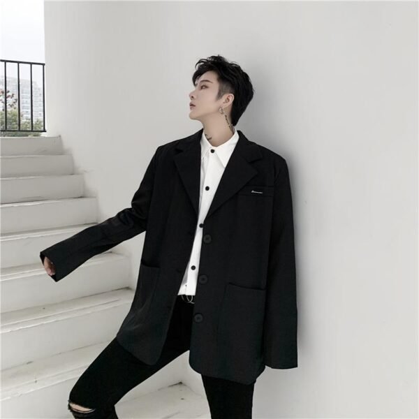 TF20 New Net Red Loose Belt Decoration Korean Long-sleeved Casual Thin Suit Jacket