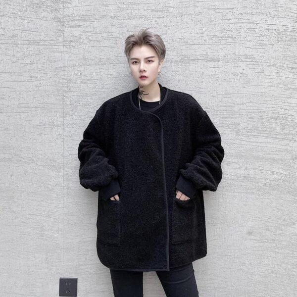 Kk1554 / P180 Fake Two Piece Fur Jacket