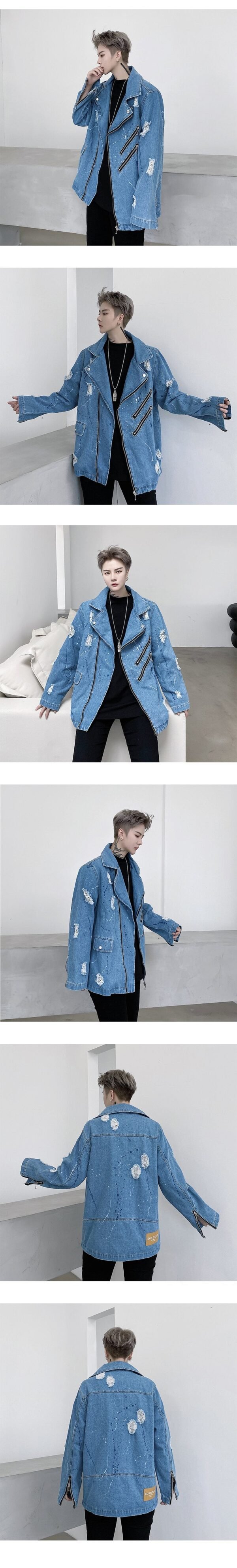 Y302 Denim Jacket Loose Casual Jacket