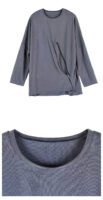 Original Design New Dark Series Yamamoto Yaosi Style Zipper Long Sleeve T-shirt