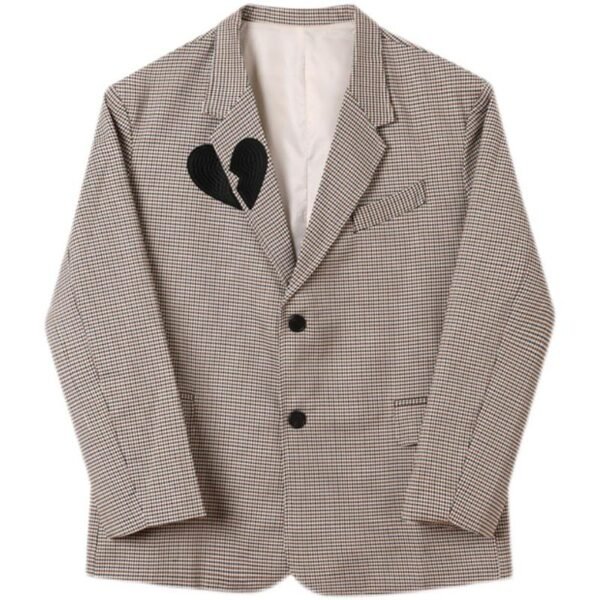 A452--6111--P125 Retro Plaid Small Suit Jacket