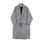 Retro Autumn and Winter Korean Youth Long Coat