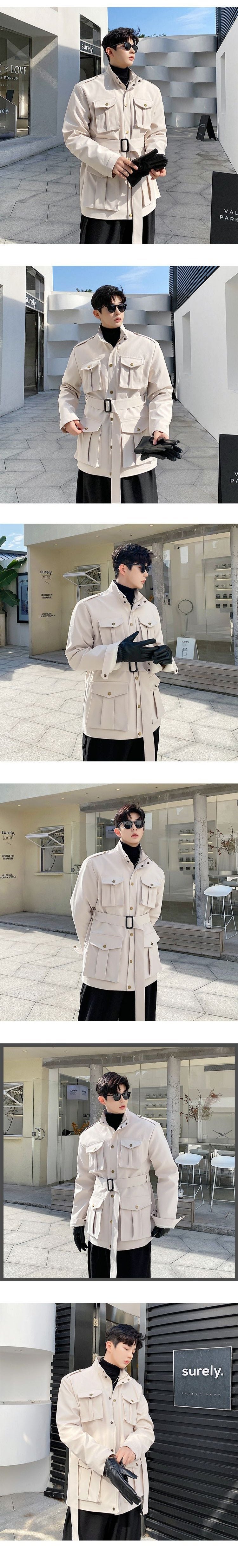 P135 Fashion Short Style Overcome Workwear Jacket