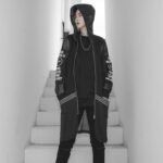 Fashion Streetwear Mesh Cardigan Mesh Jacket Loose Cardigan