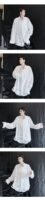 Shirts Oversize Men's Long Sleeves Loose Lazy Shirts Nocturnal DJ Hairdresser Tide