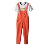 European and American Street Hip Hop One-piece Pants for Men and Women Couples Slim Feet Capris Korean Youth Casual Pants