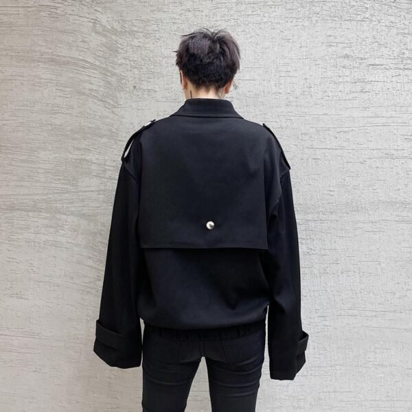 KK1598/P135 Layered Design Pullover Jacket